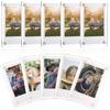 5pcs DIY Card Display Frame Transparent Refrigerator Magnet Picture Frame  Home Decor