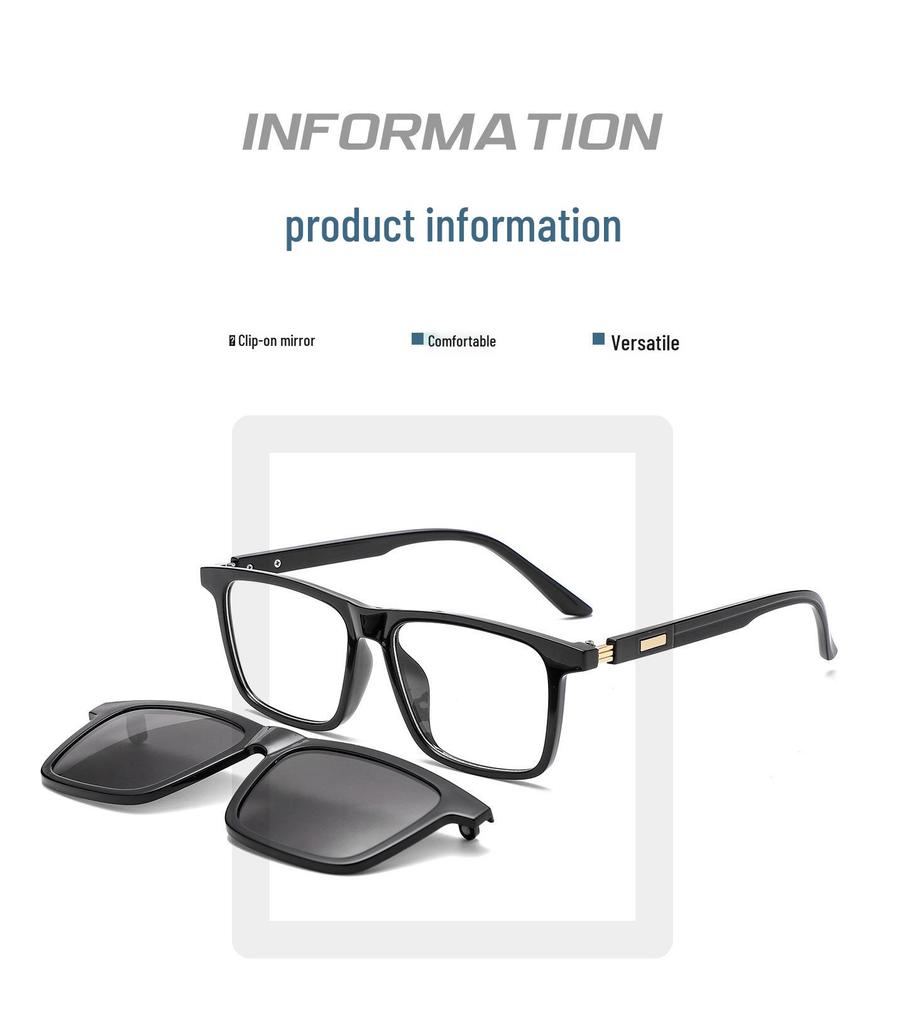 2025 Magnetic Clip-On Polarized Sunglasses for Driving and Fishing