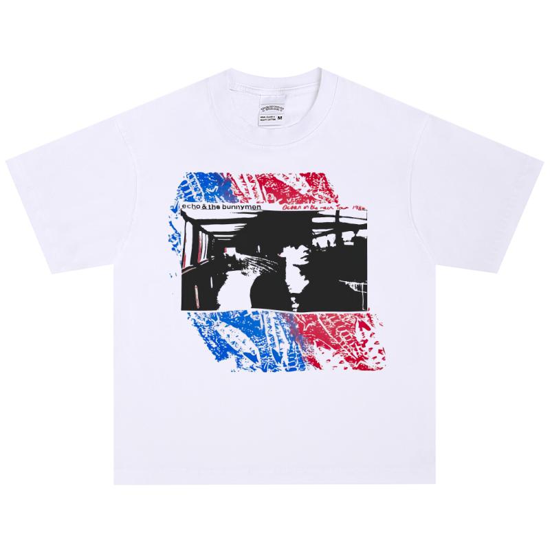Echo & The Bunnymen T-Shirt, Soft Fabric Casual Daily Wear L