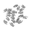 20Pcs Beard Beads Alloy Fine Appearance Delicate Details Hair Beads for Bracelet Necklace DIY Hair Decoration