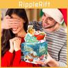 Christmas Theme Party Props Gift Box Paper Material Festive Supplies Decorations