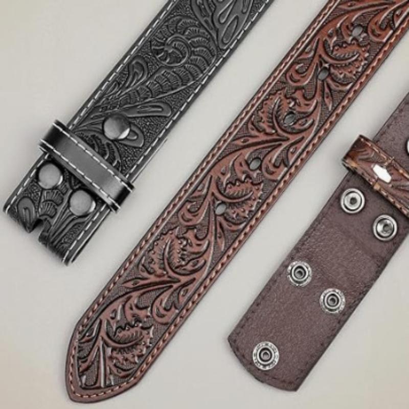 Western Belt Buckle Initial Vintage-Cowboy Rodeo Silver Large Belt Buckle For Men Women