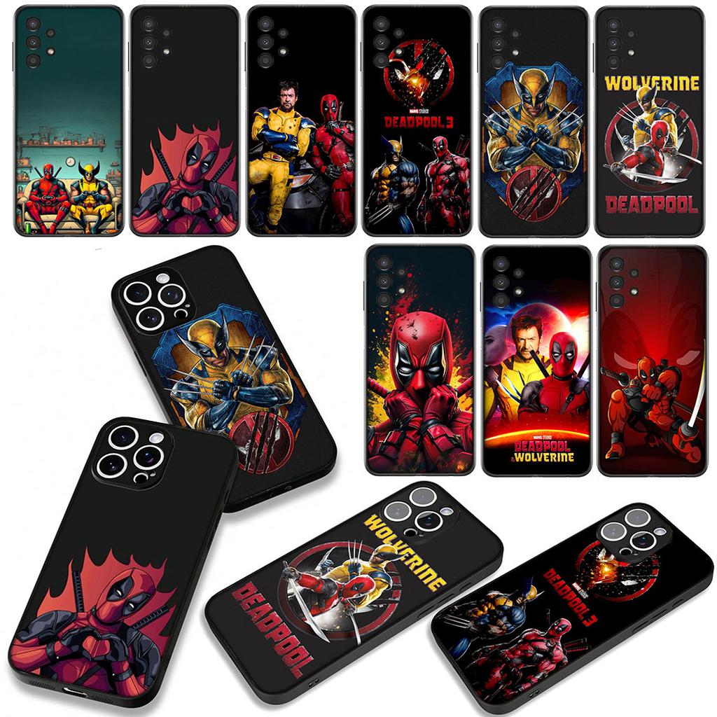 Phone Cover for Xiaomi Redmi 15C 15 A4 A5 9A 9T 10A 10C 9C NFC Note 11 9 10 Pro 8T Case Marvel Wolverine Movie Deadpool Casing