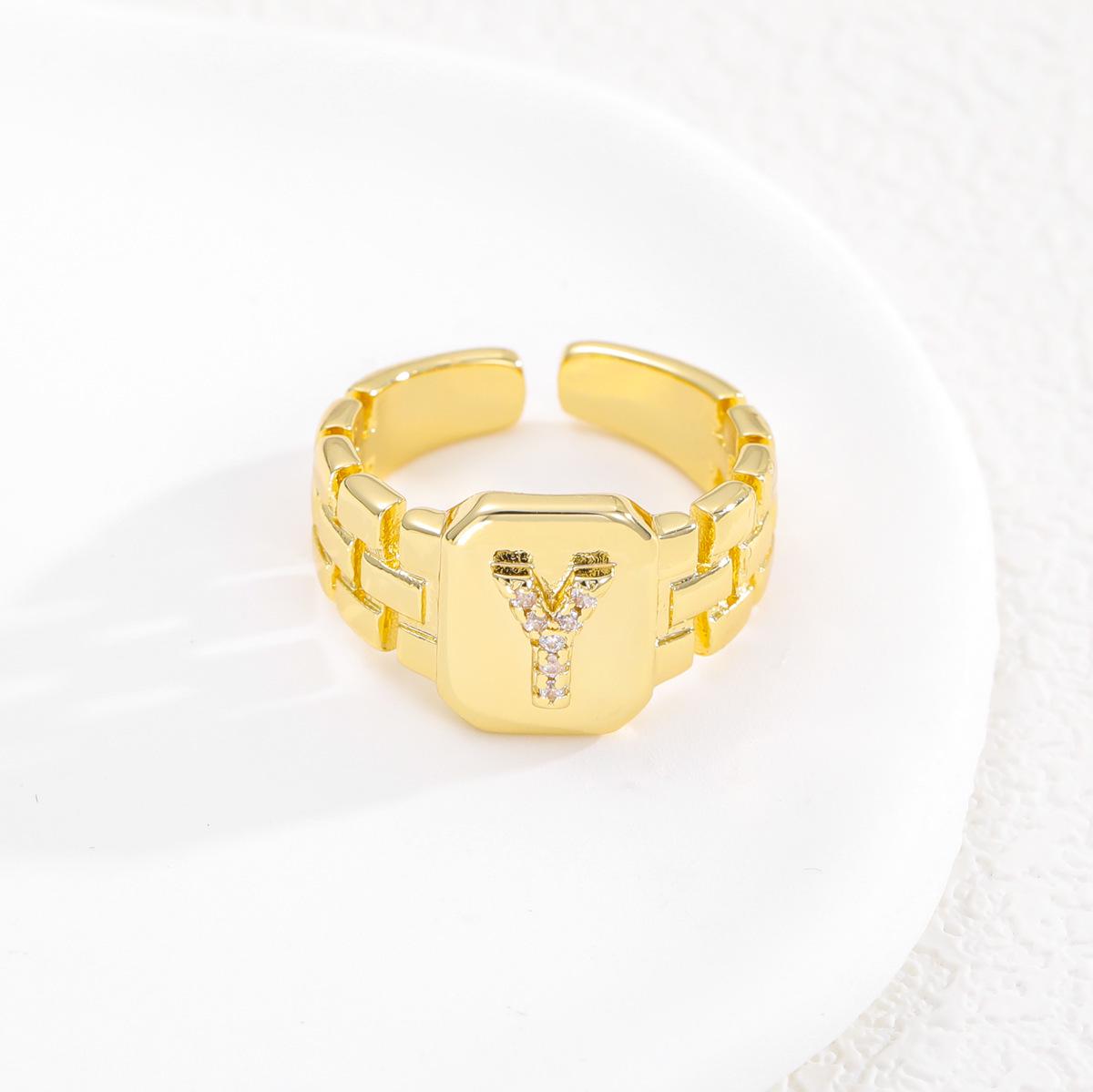Cross Europe 18K Gold-Plated Watch Strap Ring Series