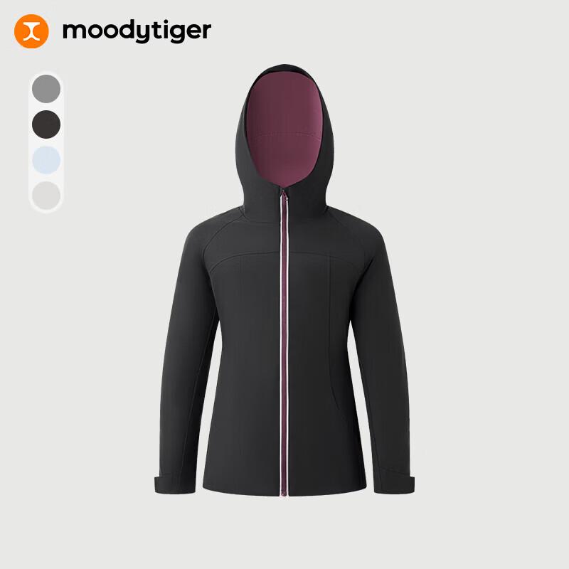 Moodytiger Kids' 3-in-1 Fleece Lined Windproof Hooded Winter Jacket