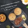 Maifan Stone Non-Stick Egg Pan with Four-Hole Design Flat Bottom Korean Style Aluminum Frying Pan for Breakfast Dumplings