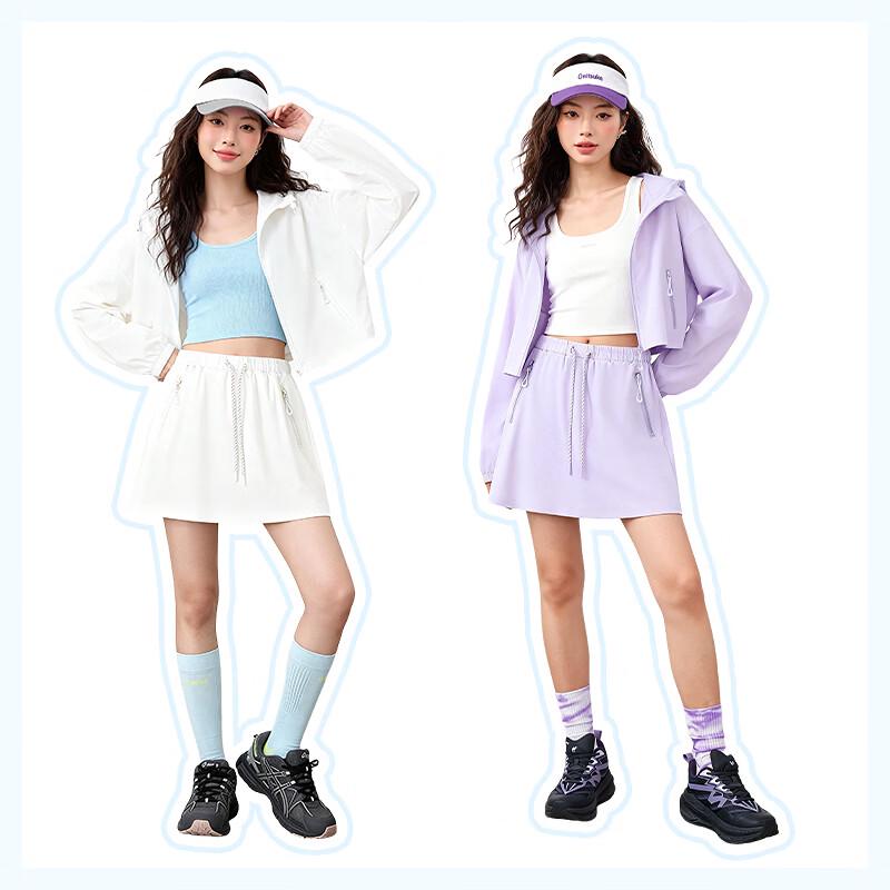 MJ STYLE Women's Hooded UV Protection Two-Piece Set