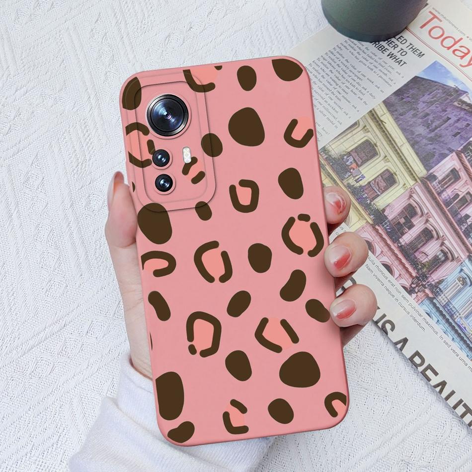 Phone Case For Xiaomi 12 Pro Lite Ultra Candy Color Patterned Liquid Silicone Full Coverage Anti Slip Shell For Xiaomi12 Coque