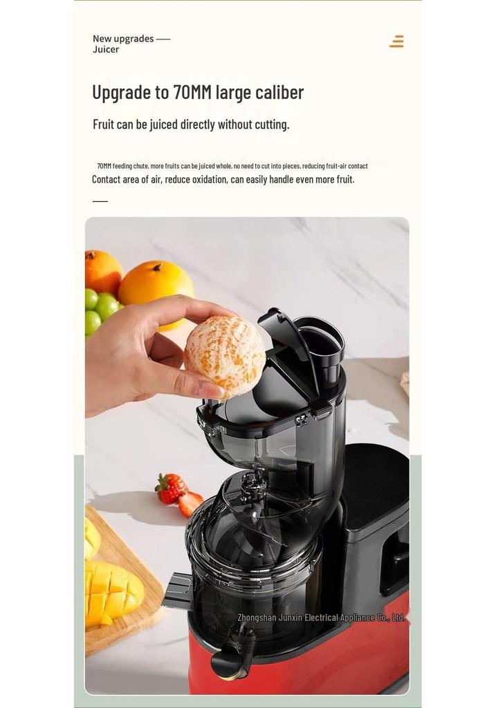 Automatic Small Household & Commercial Juicer with Pulp Separator