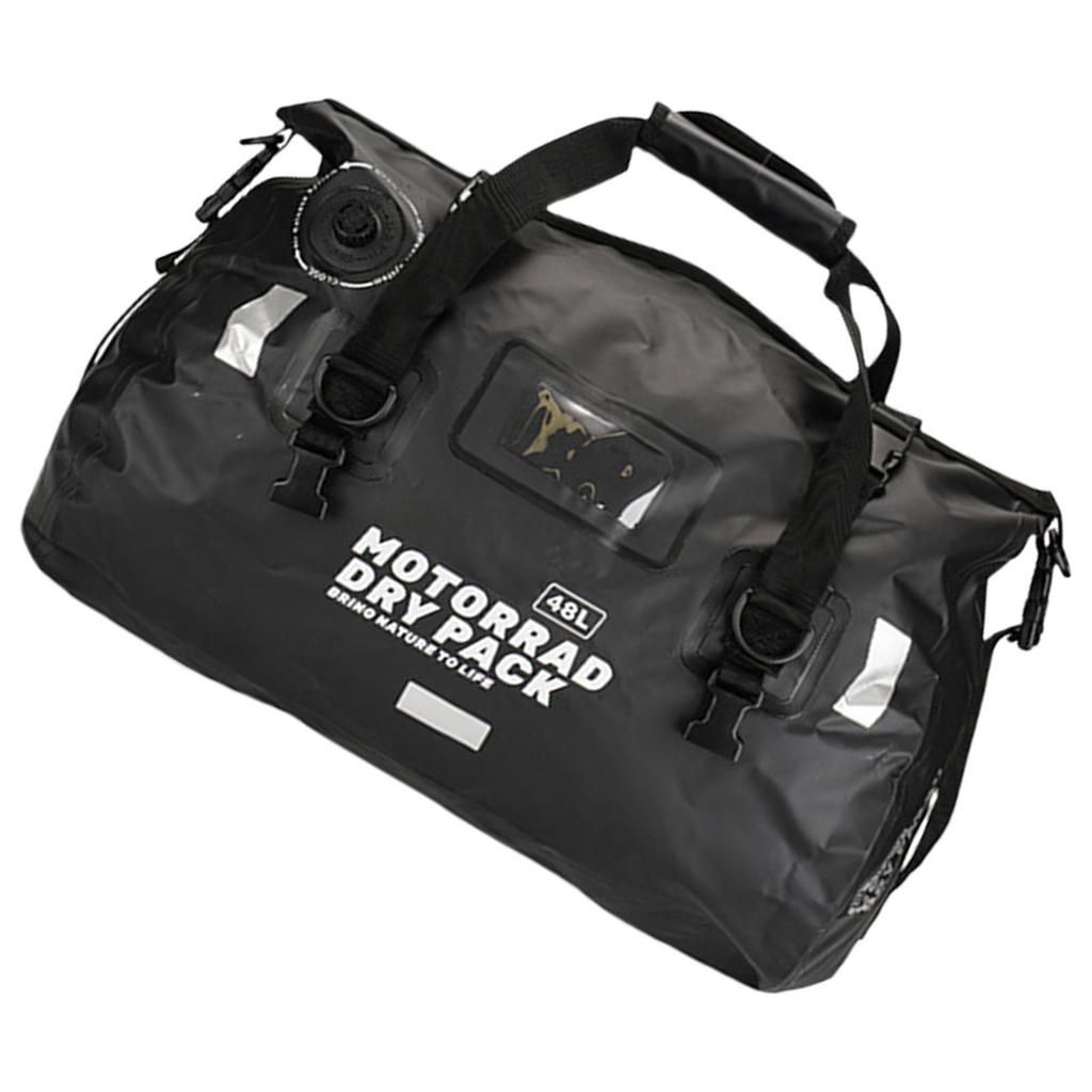 Bolsa de Cauda para Motocicleta Impermeável Bolsa de Selim para Motocicleta Grande Capacidade Mochila de Bagagem para Motocicleta Bolsa de Viagem ao Ar Livre