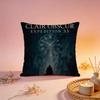 Hot CClair Obscur Expedition 33ed Cushion Cover Comfortable Durable Pillow Cover MultiScene for Home Office Car Sofa