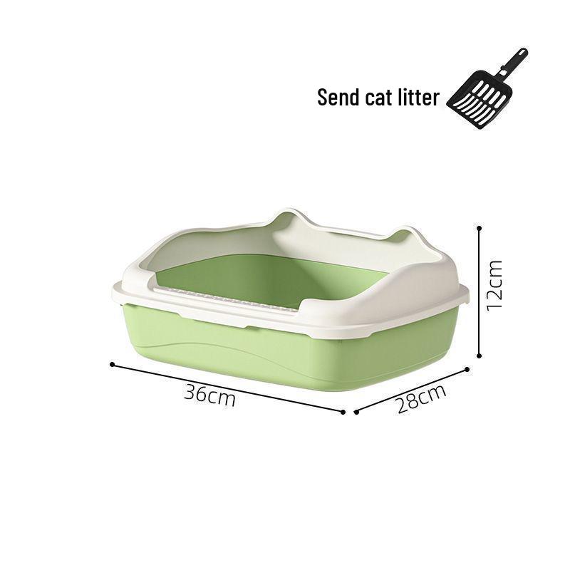 Halbgeschlossene geruchsdichte Katzen- und Hundetoilette