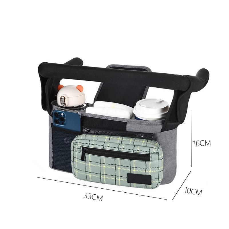 Universal Stroller Hanging Organizer: Versatile Baby Stroller Handbag and Mommy Crossbody Storage