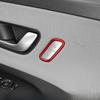 Seat Memory Button Switch Frame Trim 1PCS For Hyundai Kona 2024-2025 Bright Red