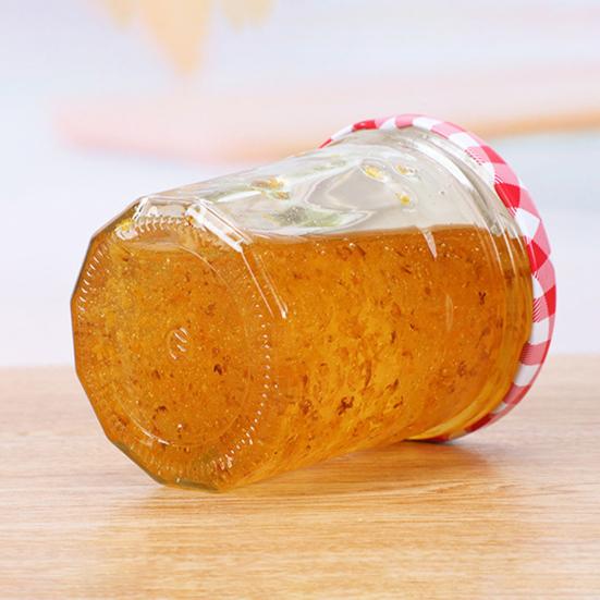 5Pcs 50/150/250/380ML Transparent Glass Pickle Bottle with Lid Multifunctional Strawberry Jam Spice Storage Jar Reusable Empty Food Container