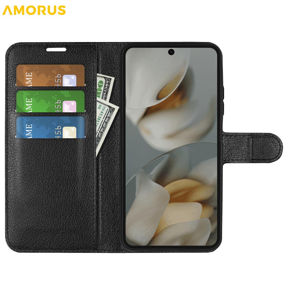 For Google Pixel 10 Pro XL Wallet Case Litchi Texture Shockproof Leather Flip Stand Phone Cover