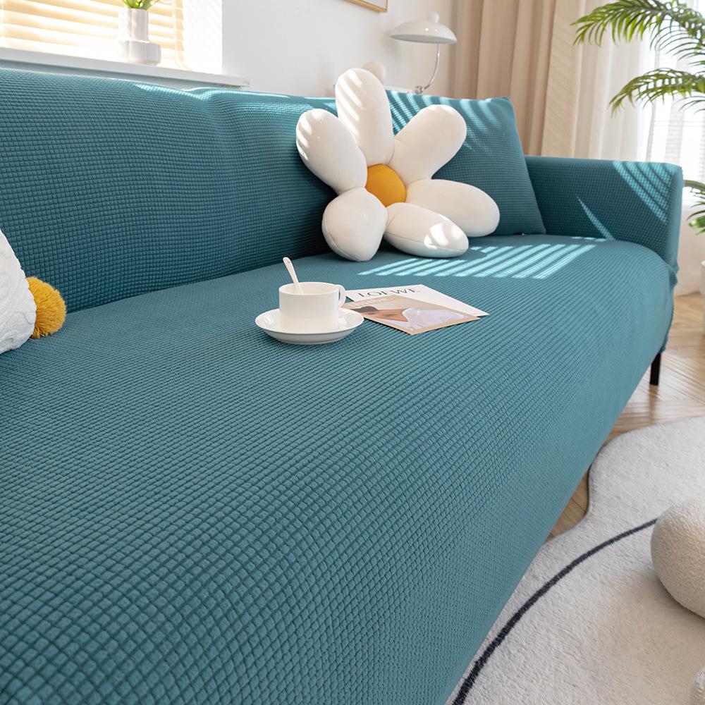 New All Season Elastic Cover with Corn Down Sofa Cover for Lazy People  Anti Cat Scratch