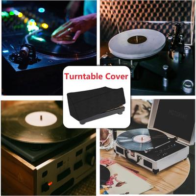 Retro Style Dust Cover Protector For Vinyl Record Players Turntables Waterproof Oxford Cloth