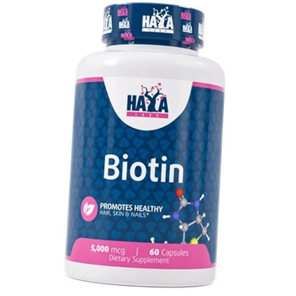 

Биотин в капсулах, Biotin 5000, Haya 60капс (36405098) 60caps