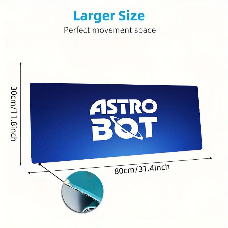 ASTRO BOT Large Size Mouse Pad Large Gaming Table Cushion Non-slip Laptop Tablet Big Mousepad XXL Mat Mini PC Playmat With Lock edge