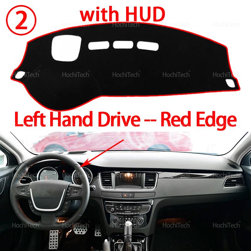 For Peugeot 508 508sw 508GT RXH 2010-2018 Dashboard Cover Dash Board Mat Carpet Pad Sunshade Cushion Car Visor Accessories