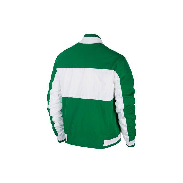 Nike NBA Boston Celtics Color Block Basketball Jacket Men Jacket Green AQ8128-312