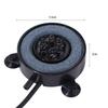 Convenient LED Fish Tank Light Waterproof Round Air Stone Disk Lamp Plastic with 6 Color Changing Leds Aquarium Light Pool