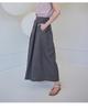 High-Waisted French Retro Linen-Cotton Wide-Leg Cropped Pants with Crinkled Texture