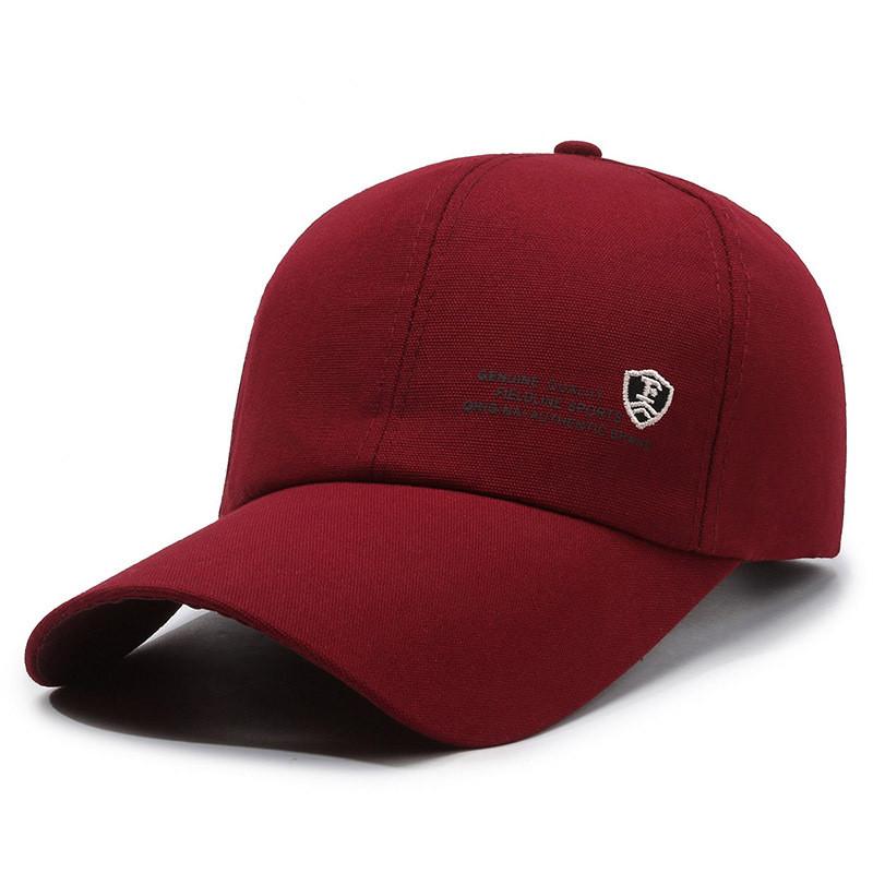 F Embroidery Letter Baseball Cap Sun Protection Hat Outdoor Solid Caps Color