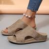 Large Size Wedge Slippers Women's Summer New Rivet Sandals Outer Slippers