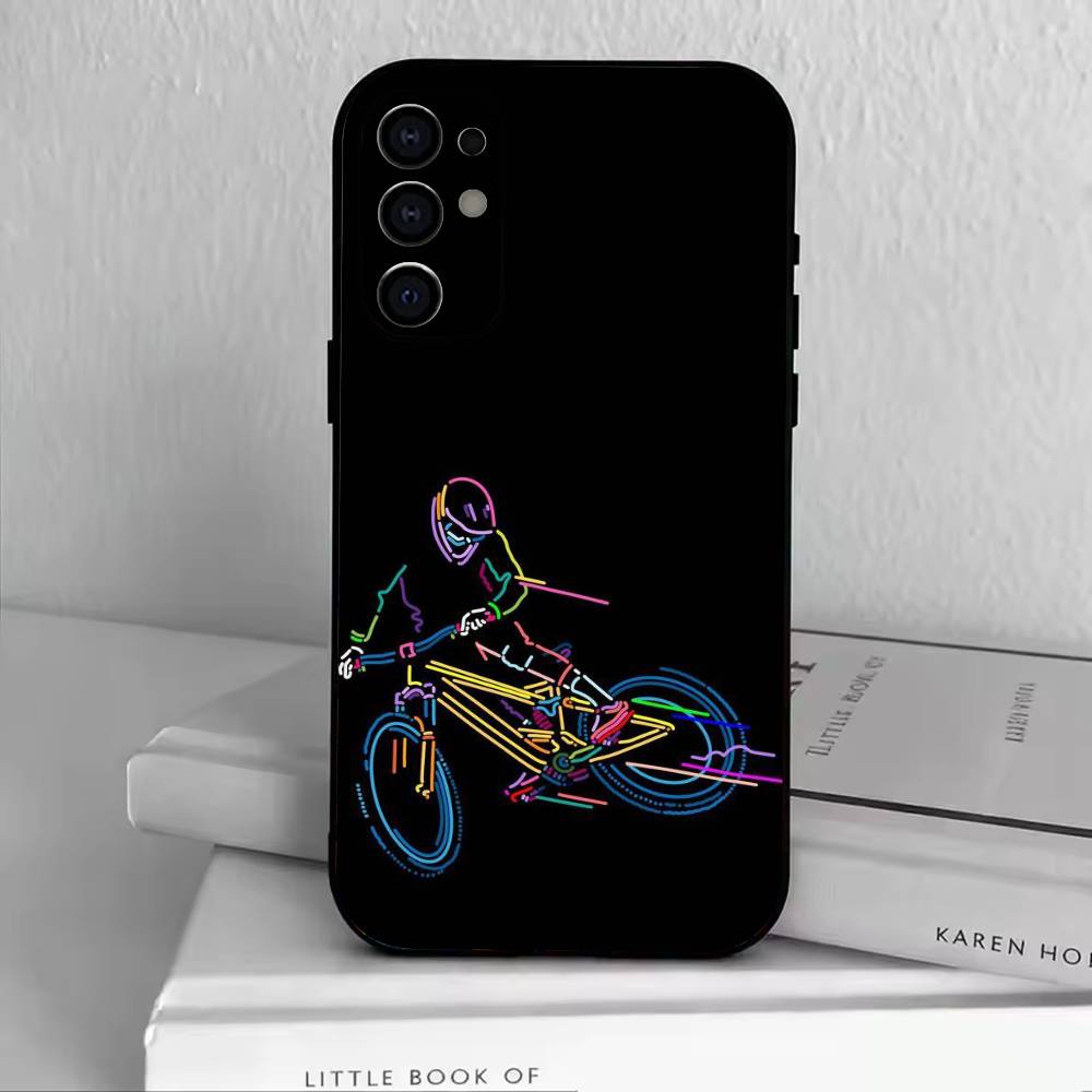 Bike Sports-S Phone Case For Samsung S25,S24,S21,S22,S23,S30,Ultra,S20,Plus,Fe,Lite,Note,10,Black Cover