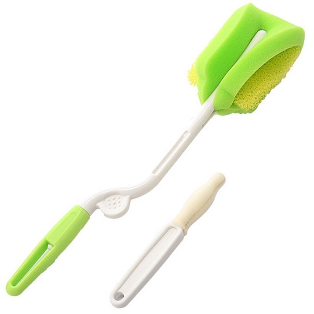 

Мягкая щетка для бутылок с водой, не содержащая БФА, щетка для детских бутылочек, для чистки детских бутылочек зелёный