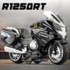 1:1:14 Modellmotorrad R1250RT Spielzeugauto Musik Licht Rückzieh-Motorräder Simulations-Polizeiauto Modelle für Kinder's Edutainment