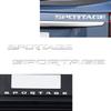 ABCDFV1 3D ABS Car Stickers Sportage R Auto Letter Logo Decoration Rear Bumper Tail Door Trunk Decals For KIA Car Styling Accessories