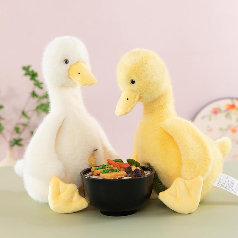 Plush Duck Toy With Pp Cotton Filling For Kids Birthday Gift And Collectible Decor