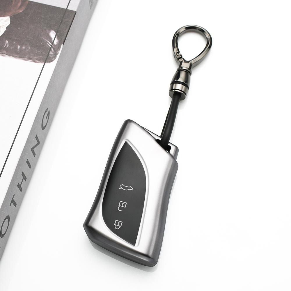 For Lexus Ux Es Es200 Es300H Es350 Us200 Us260H Ux200 Ux250H 3 4 Buttons Gun Grey Shell Keyless Tpu Car Key Case Cover Fob