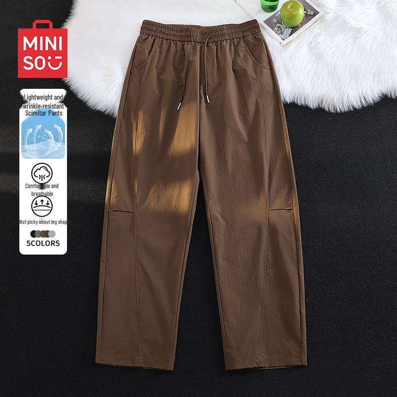 MINISO Men s Straight-Leg Loose Fit Casual Pants 3XL