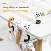 Panda Cute Raccoon And Cat Design S Shaped Desktop Multi Hook Functional