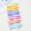 20Pcs Candy Colors Duckbill Clip Professional Hairdressing Salon Hairpins Plastic DIY Hair Care Hair Clamps Styling Tools