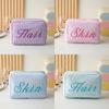 Crossborder Style Embroidered Makeup Case With Lightweight Polyester Material For Portable Travel And Storage