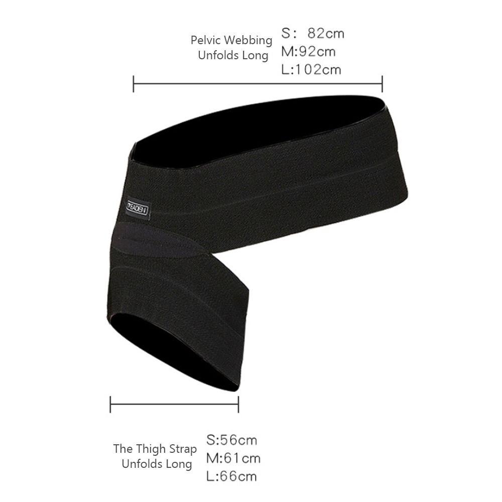 Pain Relief Groin Wrap Elastic Webbing Thigh Support Brace Compression Sleeve  Elastic Webbing
