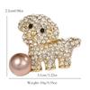 Fashionable Cute Little Dog Brooch