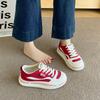 Platform canvas shoes women's shoes new spring and autumn versatile casual board shoes trendy little white shoes