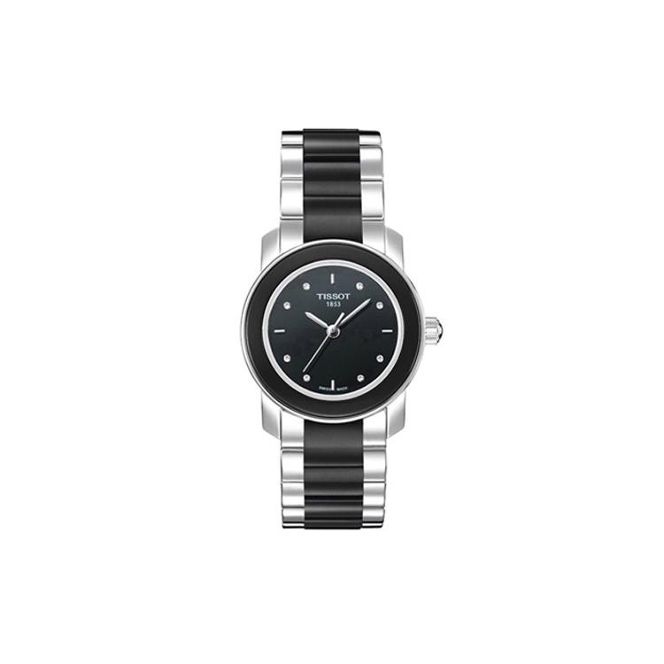 

TISSOT Women s T LADY Watch T064.210.22.056.00 Black Dial