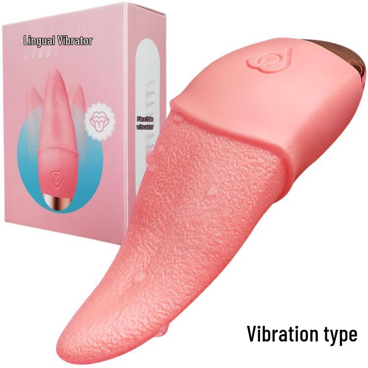 Electric Vibrating Massager for Women - Dual Licking Tongue with Warming Feature