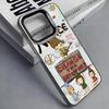 Japan Art Y-Yoshitomo N-Nara Phone Case For iPhone 17, 16,15,14,13,12,11 Plus,Pro Max, Colorful Silver Funda Cover