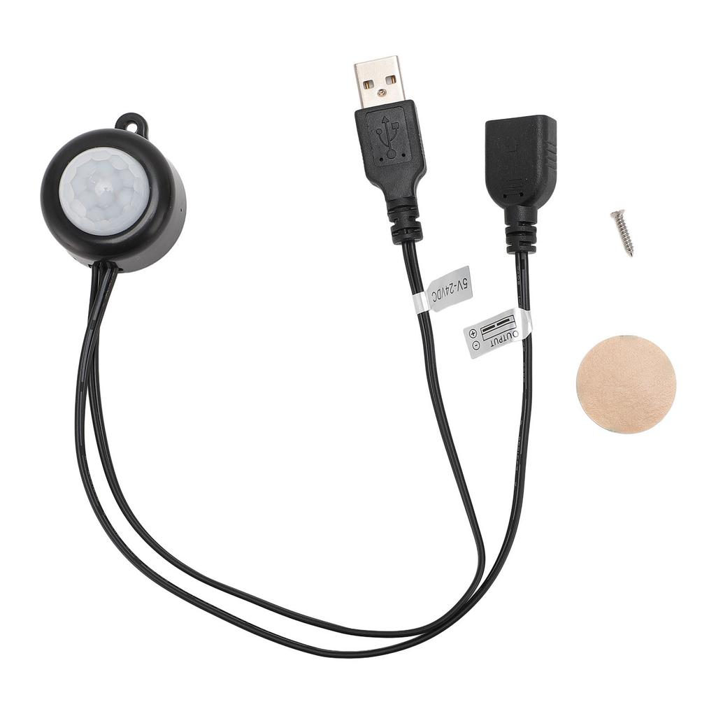 Capteur de mouvement PIR activé Interface USB Plug and Play Contrôleur de capteur infrarouge DC5V à 24V pour