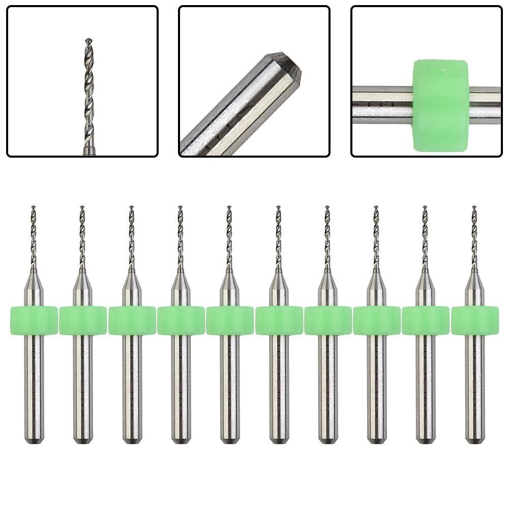 10 Piece Carbide Tungsten Steel Drill Bit Set For PCB Circuit Board