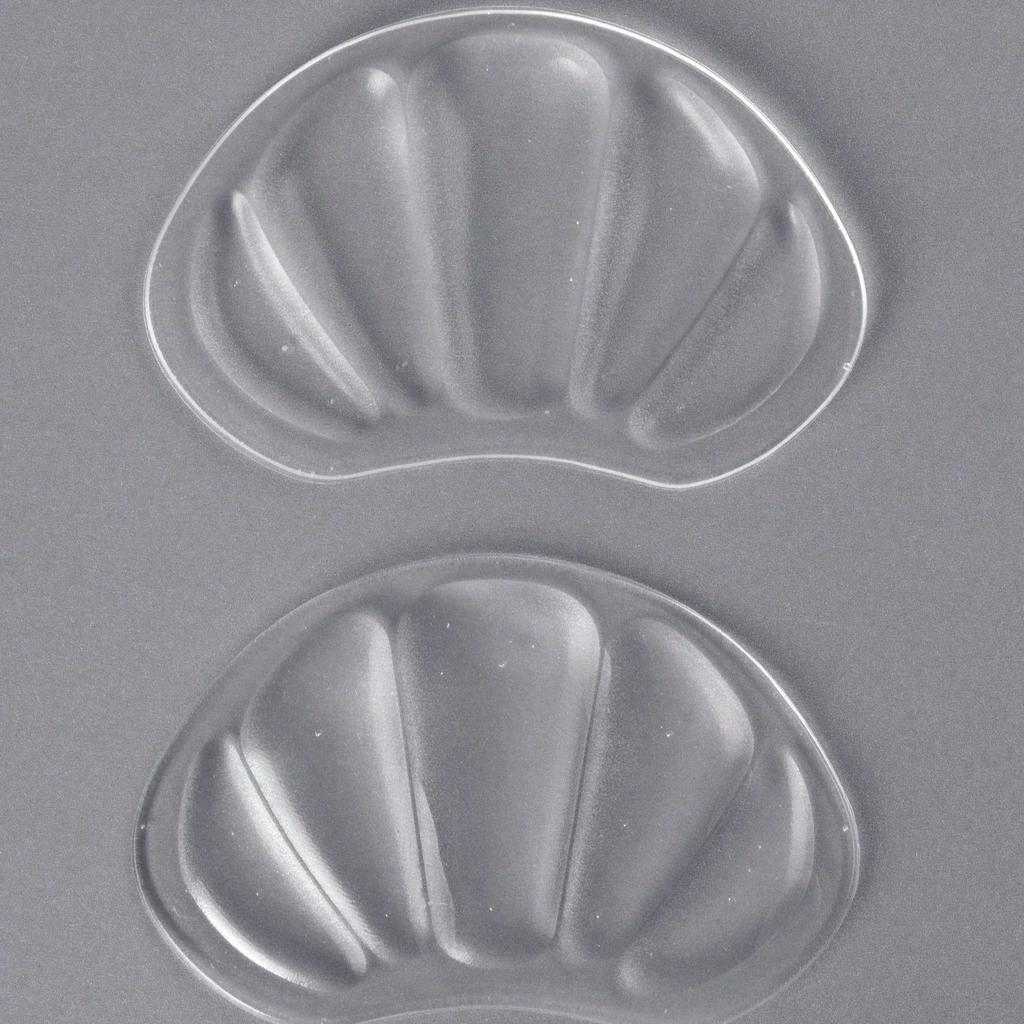 1 Pairs Clear Silicone Heel & Forefoot Cushion Pads Unisex Comfort for High Heels Sneakers Summer Wear (Lightweight Breathable)