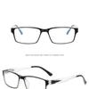 Lesebrille für Damen, klare schwarze Trend-Hyperopie-Brille, Anti-Blaulicht-Brille für ältere Menschen, für Männer + 1,0 + 1,5 + 2,0 + 2,5 + 3,0 + 3,5
